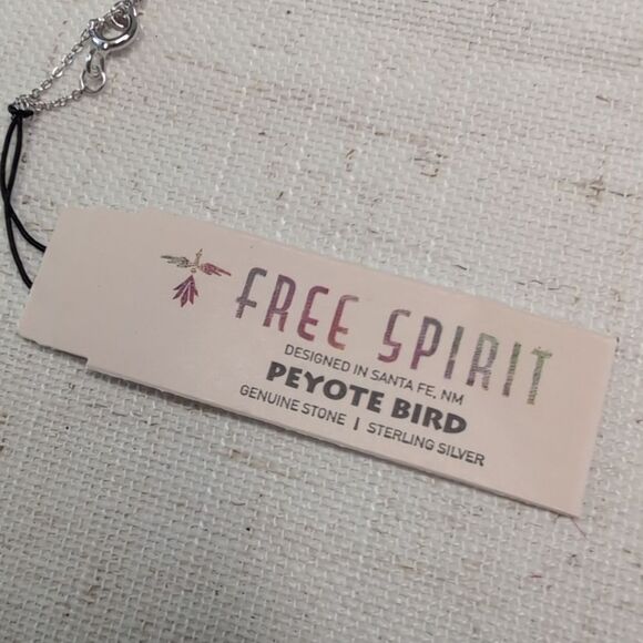 NWT Peyote Bird Smokey Quartz Bezel Sterling Necklace pendant - Picture 4 of 8